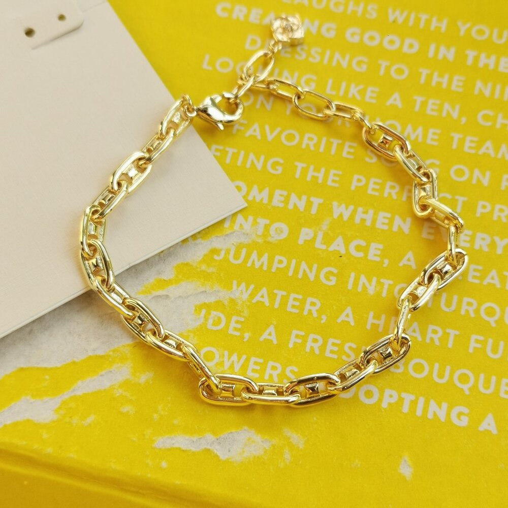 Kendra Scott Bailey Chain Bracelet - Gold New
